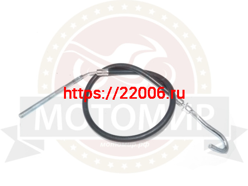 Трос заднего тормоза L-590мм, ход-40мм, вылет-100мм, Ява, ТПК МотоМир Трос заднего тормоза L-590мм, ход-40мм, вылет-100мм, Ява, ТПК МотоМир
