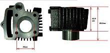 Цилиндро-поршневая группа 139FMB 4Т d-50мм 100cc  низкий цилиндр TMMP