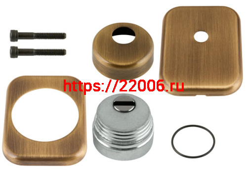 Броненакладка Armadillo (Армадилло) на ЦМ квадрат (от вырывания, 25 мм) ET/ATC-Protector 1-25(SQ) AB-77 Бронза фото 2 Броненакладка Armadillo (Армадилло) на ЦМ квадрат (от вырывания, 25 мм) ET/ATC-Protector 1-25(SQ) AB-77 Бронза фото 2