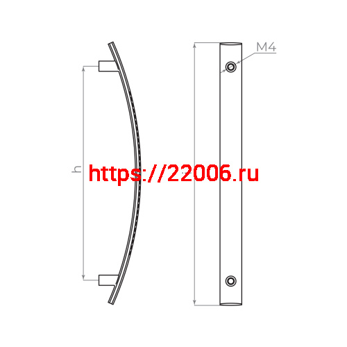 Ручка-скоба Ajax (Аякс) мебельная MB-H-003-128 мм SC сатин.хром фото 2 Ручка-скоба Ajax (Аякс) мебельная MB-H-003-128 мм SC сатин.хром фото 2