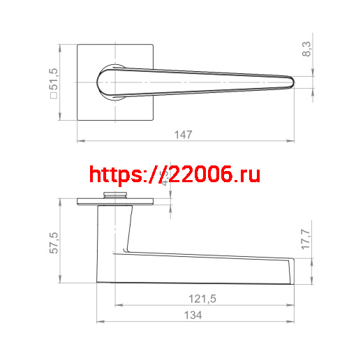 Ручка Armadillo (Армадилло) раздельная K.YM.GELATO AC-9 медь фото 3 Ручка Armadillo (Армадилло) раздельная K.YM.GELATO AC-9 медь фото 3