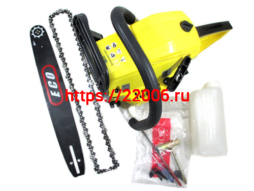 Бензопила SADD ECO 4500 (1.8 кВт) 15" (0.325-1.3) (64 зв.) Бензопила SADD ECO 4500 (1.8 кВт) 15" (0.325-1.3) (64 зв.)