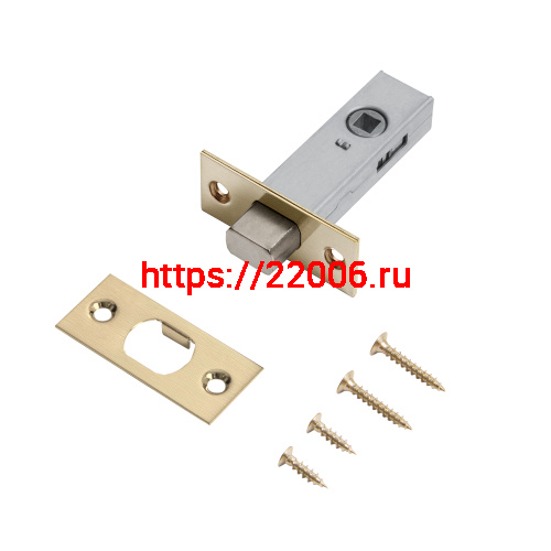 Задвижка Ajax (Аякс) врезная METDF-45 (DF-45) SSG сатин.золото фото 2 Задвижка Ajax (Аякс) врезная METDF-45 (DF-45) SSG сатин.золото фото 2