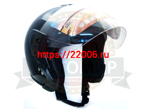 Шлем открытый "Safelead" HF-217"колобки" deep синий, красный черный, размер M фото 2