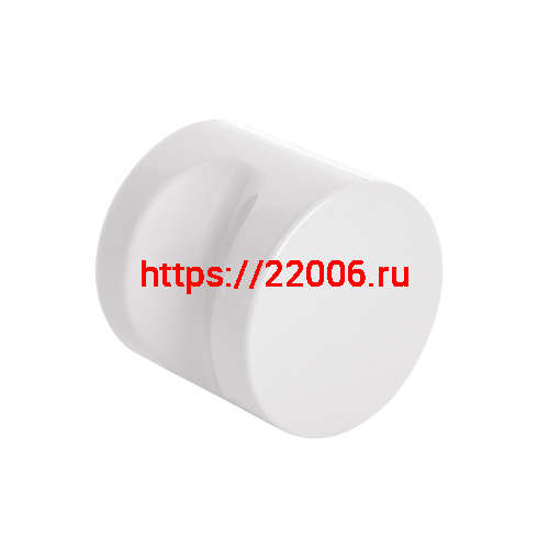 Ручка-кнопка Ajax (Аякс) CABIN PVC WH белый (1 шт в пакете) Ручка-кнопка Ajax (Аякс) CABIN PVC WH белый (1 шт в пакете)