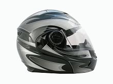 Мотошлем THH T-797 №2 black/ silver (L)