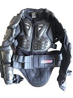 Защита тела (черепаха) Scoyco THUNDER WOLF AM02 черная  (XXL)