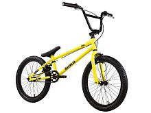 Велосипед 20" Stark'25 Madness BMX 1 (рама ст.,клещ. торм.) лимонный/черный/черный