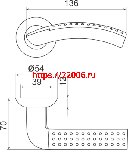 Ручка Armadillo (Армадилло) раздельная R.LD54.Libra26 (Libra LD26) AB/GP-7 бронза/золото фото 3 Ручка Armadillo (Армадилло) раздельная R.LD54.Libra26 (Libra LD26) AB/GP-7 бронза/золото фото 3