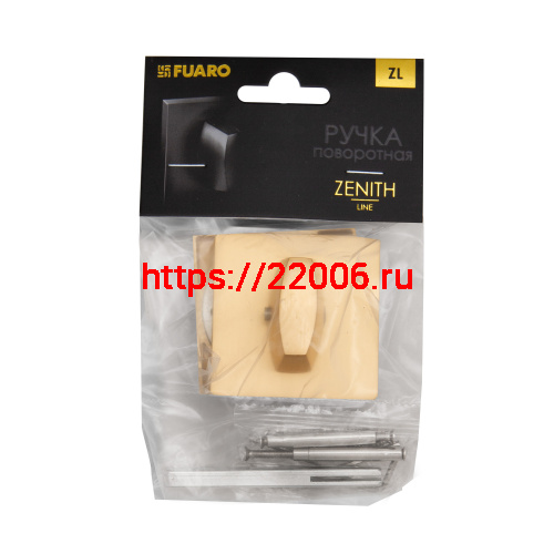 Ручка Fuaro (Фуаро) поворотная BK6.K.ZL52 SSG-39 сатинированное золото фото 2