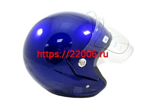 Мотошлем YM-612 синий (M) Мотошлем YM-612 синий (M)