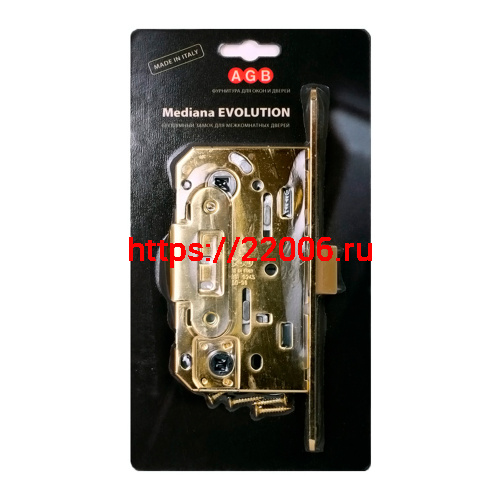 B01102.50.12.567 AGB (АГБ) Защелка врезная WC (антич. бронза) MEDIANA EV. (инд.упак+B01000.13)