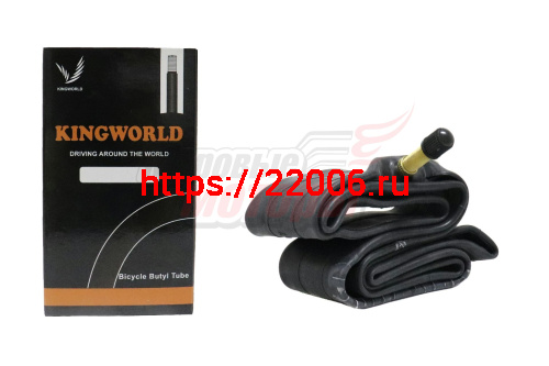 Велокамера 16" х 1,95/2,125 Kingworld, TR4, A/V, бутиловая (премиум качество), перс.короб. Велокамера 16" х 1,95/2,125 Kingworld, TR4, A/V, бутиловая (премиум качество), перс.короб.
