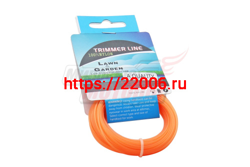 Леска триммерная (1,3*15м) TRIMMER LINE с картонной этикеткой (круглая) "ММ"
