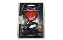 Фонарь Вело задний, кабель USB для подзарядки в комплекте, инд.уп.VS