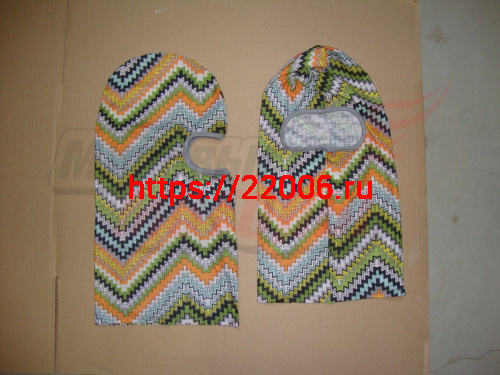 Подшлемник (балаклава) полосатый, пёстрый L-017 (1 широкий вырез для глаз) Подшлемник (балаклава) полосатый, пёстрый L-017 (1 широкий вырез для глаз)