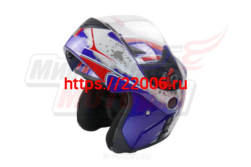 Шлем модуляр CONCORD FL-103 синий "S,M,L,XL,XXL" фото 3 Шлем модуляр CONCORD FL-103 синий "S,M,L,XL,XXL" фото 3