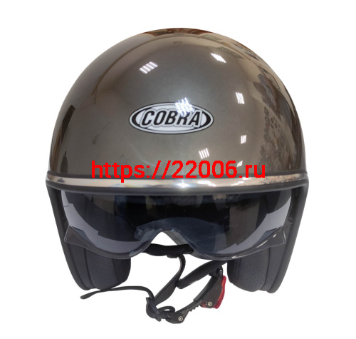 Шлем открытый COBRA EC H589, серый титан, размер L фото 2 Шлем открытый COBRA EC H589, серый титан, размер L фото 2