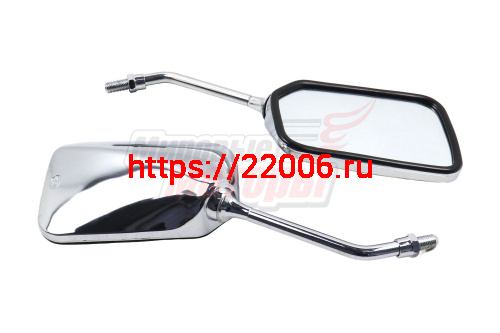 Зеркала (006) квадр. хром крепление в углу (в уп. 50 пар) Зеркала (006) квадр. хром крепление в углу (в уп. 50 пар)