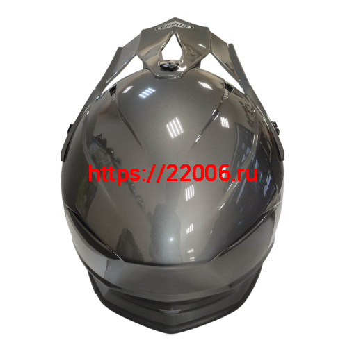 Шлем кроссовый COBRA EC H337, серый титан, размер L фото 4 Шлем кроссовый COBRA EC H337, серый титан, размер L фото 4