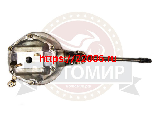 Редуктор заднего моста Урал в сборе с карданом (реставрация)