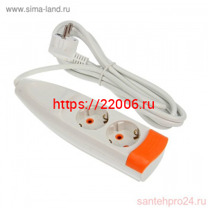 VINON Сетевой удлинитель 1,8м, 10А VINON Сетевой удлинитель 1,8м, 10А