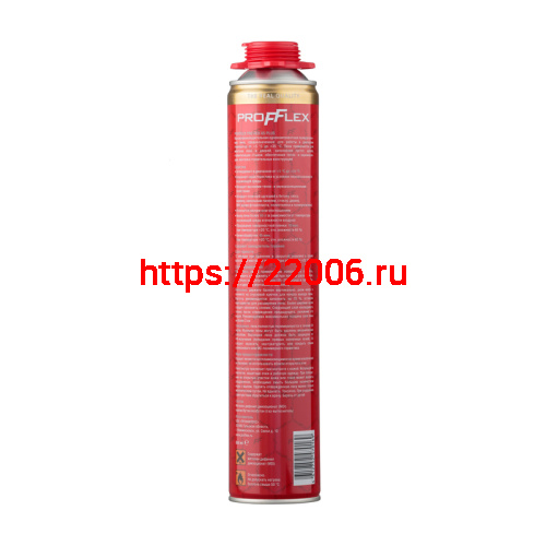 Пена монтажная PROFFLEX PRO RED Plus 65л летняя фото 2