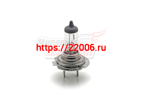 Лампа 12В 55Вт (H7) фарная галоген (PХ26D) (7121) Лампа 12В 55Вт (H7) фарная галоген (PХ26D) (7121)