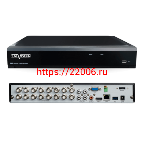 SVR-6115P v3.0 видеорегистратор гибридный SVR-6115P v3.0 видеорегистратор гибридный