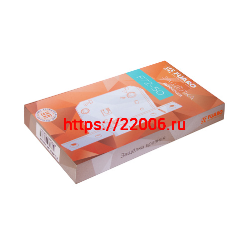 Защелка Fuaro (Фуаро) врезная METF72-50 (F72-50) GR графит фото 2