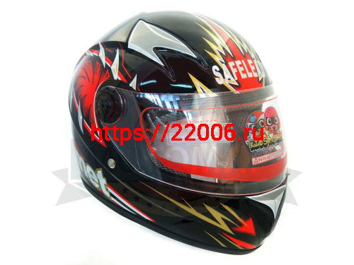 Шлем интеграл "Safelead" HF-909 Детский, рисунок E07, размер M (16 шт. в уп.) фото 3