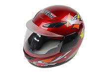 Шлем SAFEBET HF-908 красный TB "S,M,L,XL,XXL" (интеграл, детский)