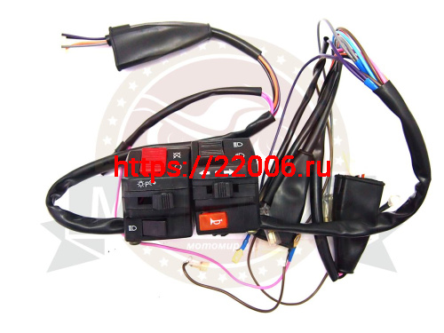 Переключатель Иж, левый+правый без рычагов ИМПОРТ нового образца Переключатель Иж, левый+правый без рычагов ИМПОРТ нового образца