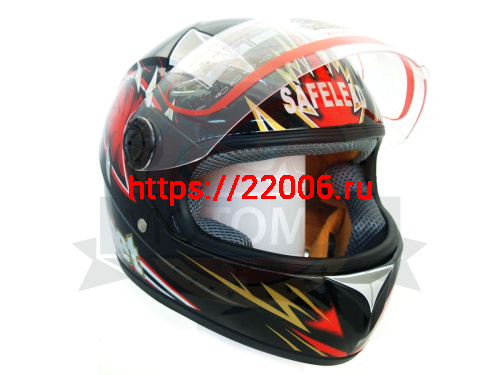 Шлем интеграл "Safelead" HF-909 Детский, рисунок E07, размер M (16 шт. в уп.) фото 2