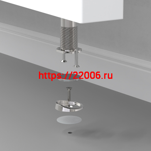 Упор Armadillo (Армадилло) дверной скрытый MAX INOX/2 фото 3 Упор Armadillo (Армадилло) дверной скрытый MAX INOX/2 фото 3