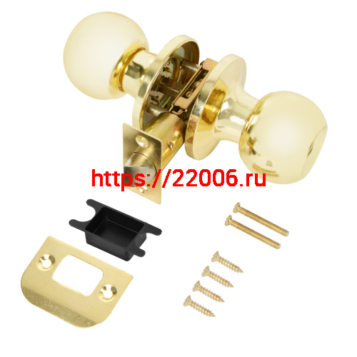 Ручка Punto (Пунто) защелка DK672/BL PB-BK (фик.) золото фото 2 Ручка Punto (Пунто) защелка DK672/BL PB-BK (фик.) золото фото 2