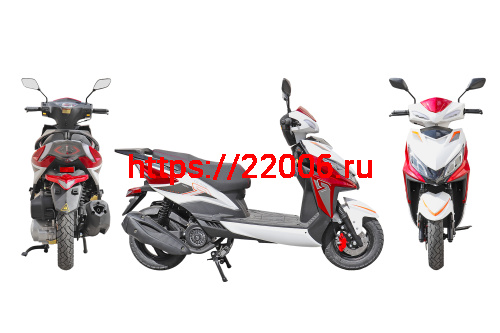 Скутер Скутер CITY (реплика Honda DIO RX)  49сс белый (150)(10,8л.с., обод 10", тормоза: диск.перед/бараб зад.) фото 2