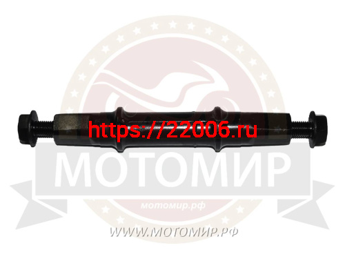 Вал каретки под квадрат, под болт 127,5мм, резьб.(ось шатунов педалей) (ЕCA-03)