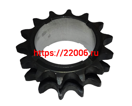 Звездочка Буран (СУПЕР УСИЛЕННАЯ) Z14 натяжителя 2х рядная шаг 12,7мм пр-во ИжТехМаш