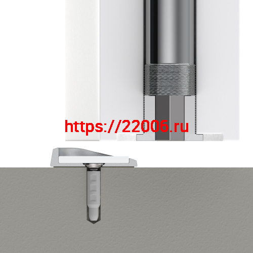 Упор Armadillo (Армадилло) дверной скрытый MAX INOX/2 фото 5 Упор Armadillo (Армадилло) дверной скрытый MAX INOX/2 фото 5