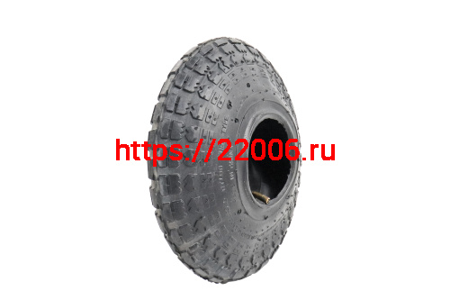 Покрышка тачки садовой 4" 3,50-4 камерная (С КАМЕРОЙ) МАРКИРОВАННАЯ фото 2