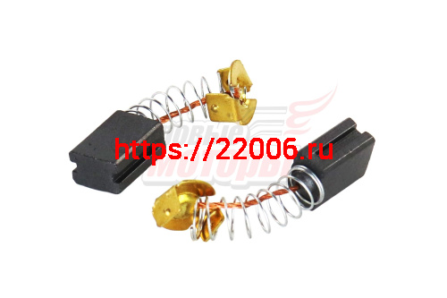 Щетки (№498) (6х9х12) (Калибр МШУ 115/500) Пружина пятак-уши,проточка 2