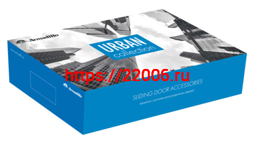 Ручка Armadillo (Армадилло) для раздвижных дверей SH.URB153.010 (SH010 URB) BL-26 черный фото 2