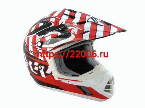 Мотошлем THH TX-12 №13 black/red (M) детский