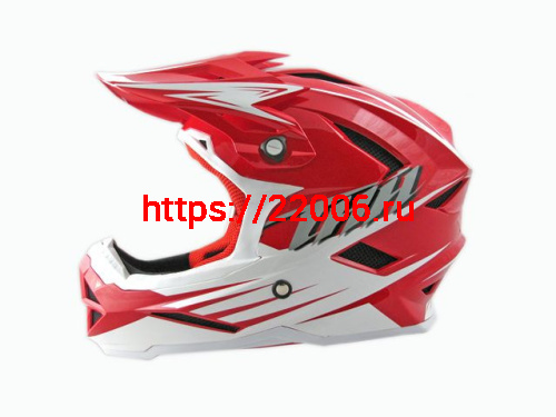 Мотошлем THH T-42 №2 red/white (S) Мотошлем THH T-42 №2 red/white (S)