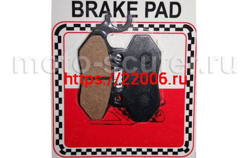 Колодки тормозные диск 2 Скутер TMMP