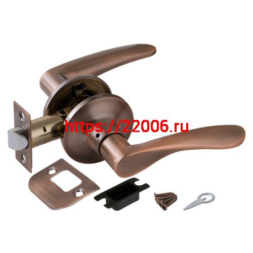 Ручка Punto (Пунто) защелка DK620 AC-PS (6020 AC-P) (без фик.) медь