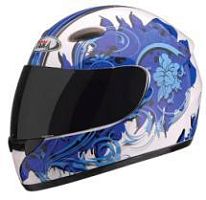 Мотошлем YM-822 синий (М)