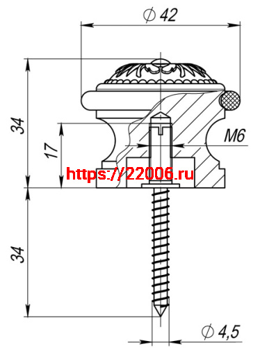 Упор Fuaro (Фуаро) дверной напольный STOPPER/SM01 (DS SM01) GOLD-24 золото 24К фото 3