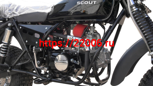 Мотоцикл СКАУТ-8 Стриж, 90 куб.см., механика фото 7